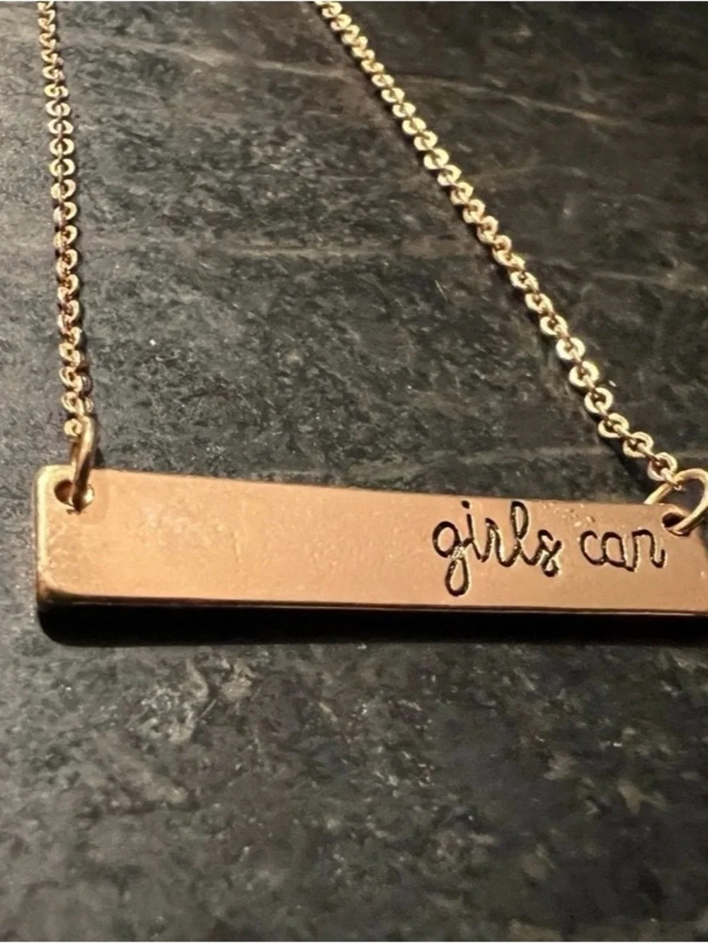 Gold Bar Necklace - 